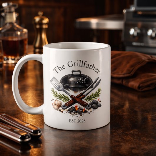 Mug Personalized Grillfather Monogram