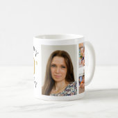 Mug Personalized Happy 40th Birthday 5 Photo Collage  (Devant droit)