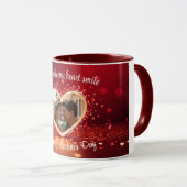 Mug Personalized Heart Photo Frame (Devant droit)
