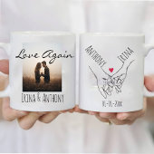 Mug Personalized Holding Hands Couple Names & Date
