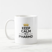 Mug Personalized Keep Calm I’m a PharmD (Gauche)