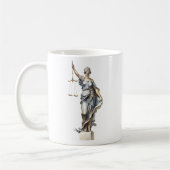 Mug Personalized Law School/Lawyer Lady Justice (Gauche)