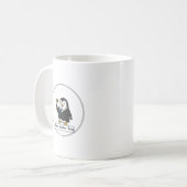 Mug Personalized Lawyer Esq Penguin Ceramic Vessel (Devant gauche)