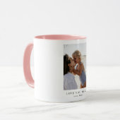 Mug Personalized Love You Mama Photo | Custom  (Devant gauche)