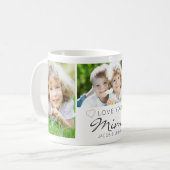 Mug Personalized LOVE YOU MIMI Handwritten 3 Photo (Devant gauche)