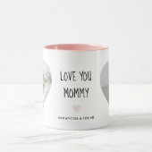 Mug Personalized “Love You Mommy” Photo | Custom Gift (Centre)