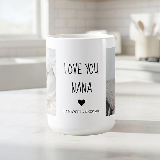 Mug Personalized Love You Nana | Custom Photo Gift