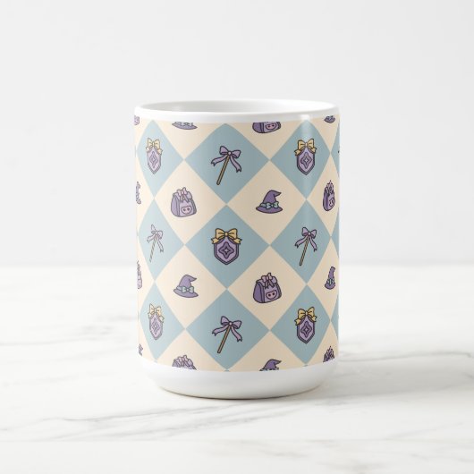 Mug Personalized Magic Academy Wizard School Blue (Centre)