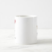 Mug Personalized Message Love You Yorkie Cute Dog Art (Centre)