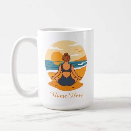 Mug Personalized Mindfulness Yoga (Gauche)