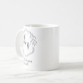 Mug Personalized minimalist, couples initials wedding (Devant gauche)