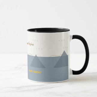 Mug Personalized Modern Mountain Adventure Two-Tone Co