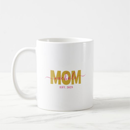 MUG PERSONALIZED MOM TO BE (Gauche)