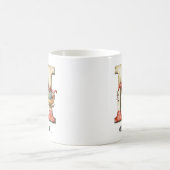 Mug Personalized Monogram Initial M Christmas Holiday (Centre)