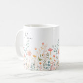 Mug Personalized Mother’s Day Wildflower Mom (Devant gauche)