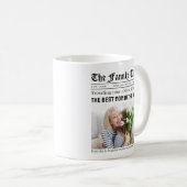 Mug Personalized Mother's Day Newspaper Gift for Mom (Devant droit)