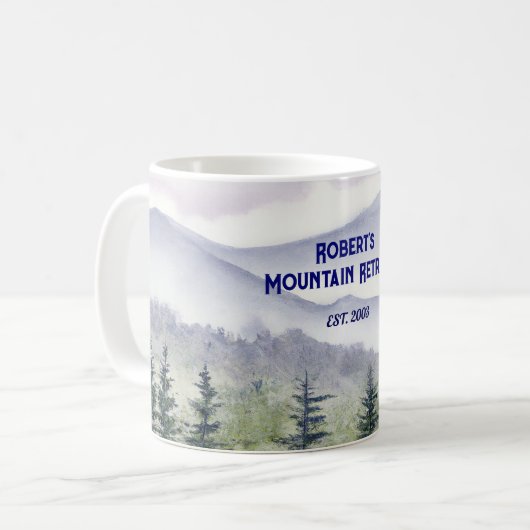 Mug Personalized Mountain Themed (Devant gauche)