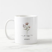 Mug Personalized Mr & Mrs coffee mugs, Engagement  (Gauche)