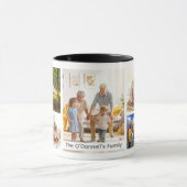 Mug Personalized Name Family Collage Photo (Centre)
