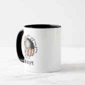 Mug Personalized name Funny golf ball (Devant gauche)
