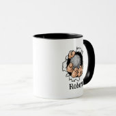 Mug Personalized name Funny golf ball (Devant droit)