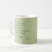 Mug Personalized Name Golden Retriever Dog Mom Gift (Devant gauche)