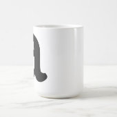 Mug Personalized Name Initial Stylish Modern Minimal  (Centre)
