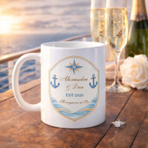 Personalized Nautical Honeymoon Crest