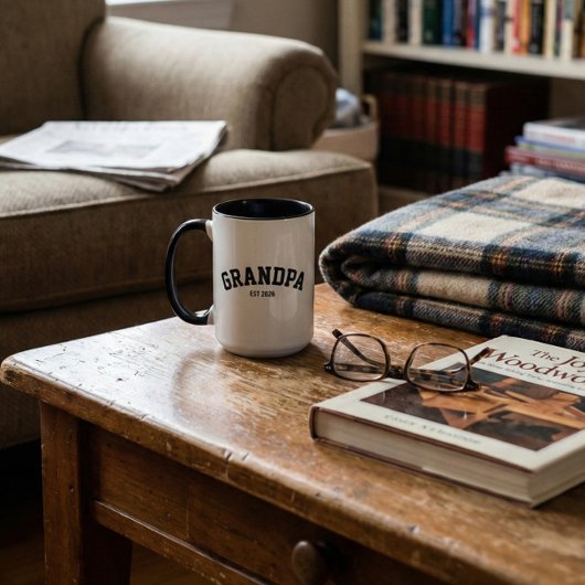 Mug Personalized New Grandpa Est Date Father's Day