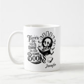Mug Personalized No Such Thing As Too Many Books (Gauche)