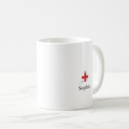 Mug Personalized Nursing is a Calling Artistic Gift (Devant droit)