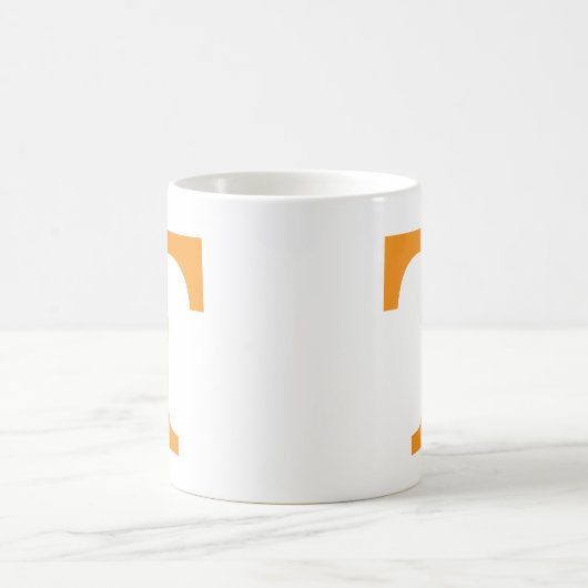 Mug Personalized Orange Monogram | Classic Collegiate (Centre)