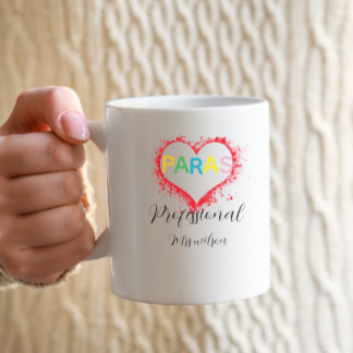 Mug Personalized paraprofessional educator teacher
