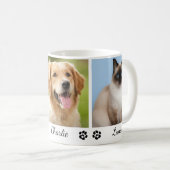 Mug Personalized Pet Photo Collage For Pet Lovers (Devant droit)