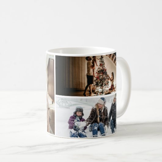 Mug Personalized Photo Collage (Devant droit)