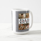 Mug Personalized Photo Collage & Kids' Names "DAD" (Devant droit)
