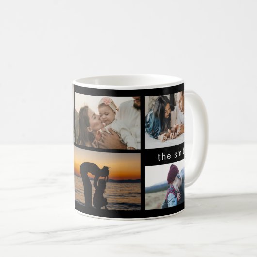 Mug Personalized Photo Collage with Heartfelt Message (Devant droit)