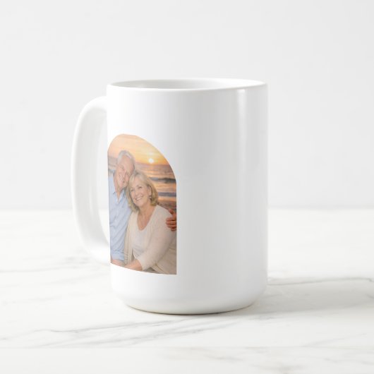 Mug Personalized Photo Keepsake Valentines Day Gift (Devant gauche)