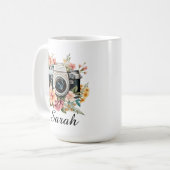 Mug Personalized Photographer Mug, Camera Lover Gift (Devant gauche)
