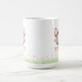 Mug Personalized Pink Baseball Girl Bow (Centre)