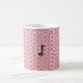 Mug Personalized Pink & Winterberry Asanoha (Centre)