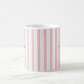 Mug Personalized Pregnancy Reveal Pink Stripe (Centre)
