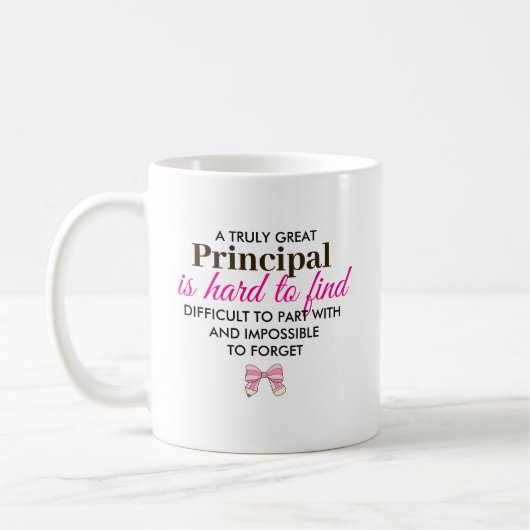 Mug Personalized Principal Appreciation Gift (Gauche)