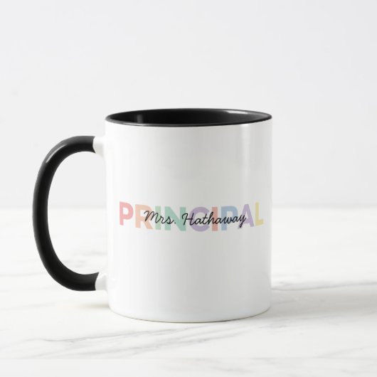 Mug Personalized Principal Mug, Principal Appreciation (Gauche)