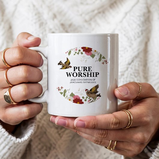 Mug Personalized Pure Worship 2025 Convention JW Gifts