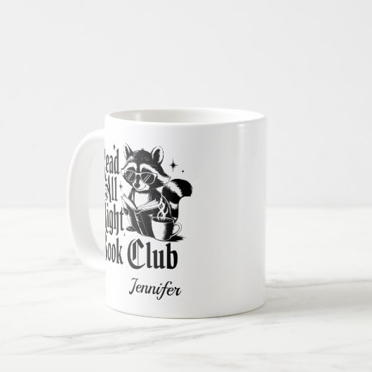 Mug Personalized Read All Night Bookworm (Devant gauche)