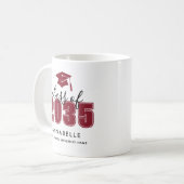 Mug Personalized Red Graduation (Devant gauche)
