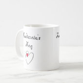 Mug Personalized Romantic Heart (Devant gauche)