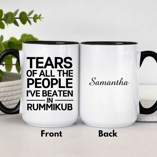 Mug Personalized Rummikub Trophy
