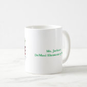 Mug Personalized Santa's Favorite Speech Therapist (Devant droit)
